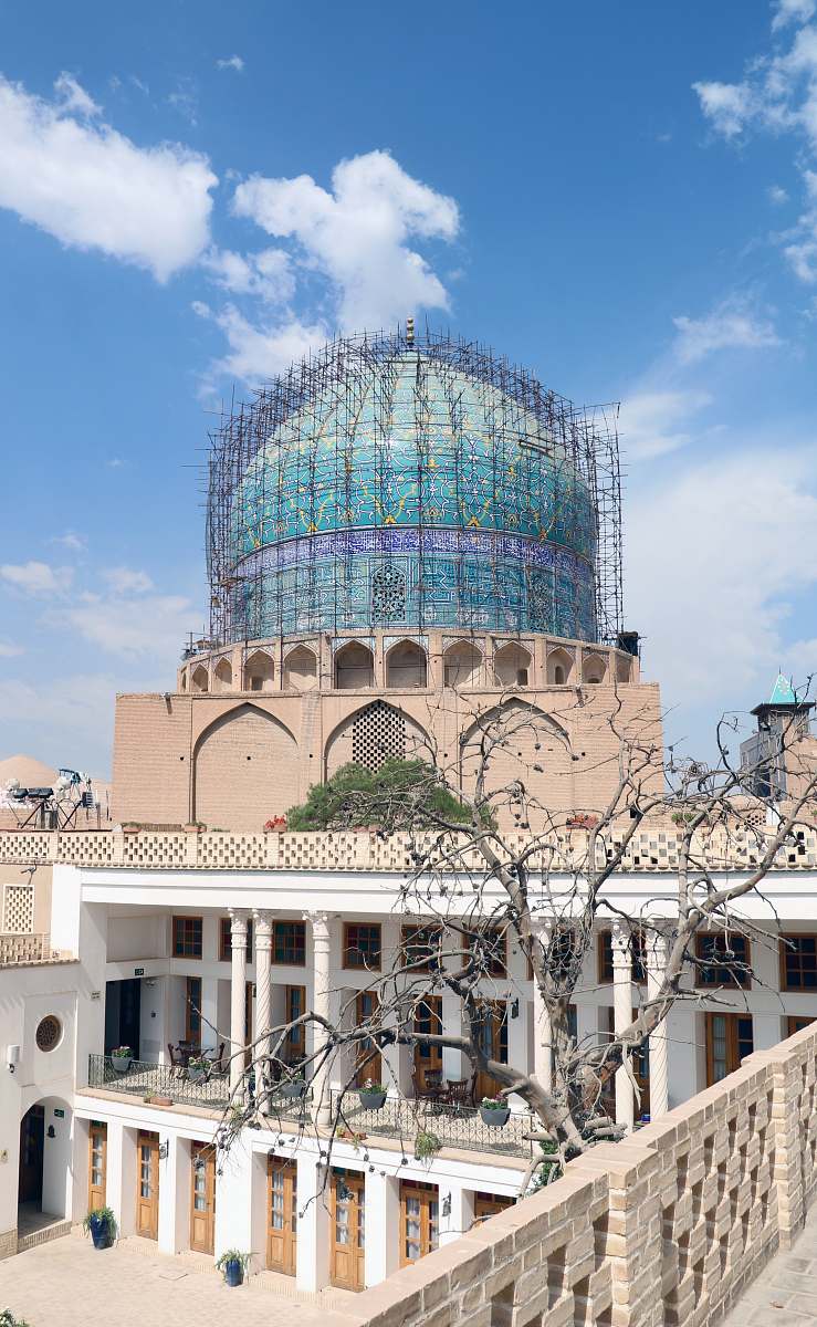 building white and beige concrete temple at daytime dome