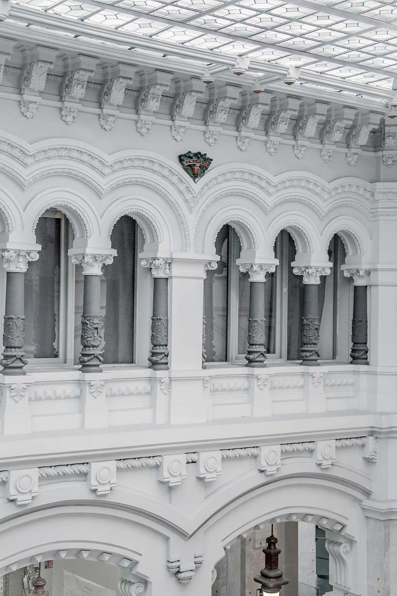 black-and-white white concrete building photography madrid