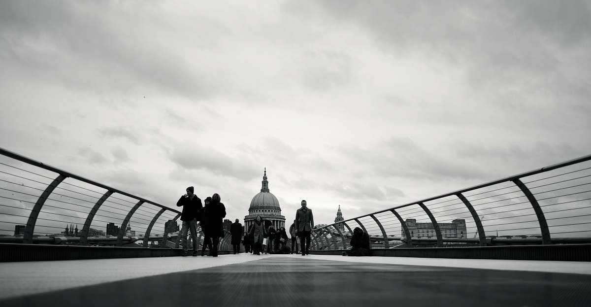 architecture grayscale photo of temple building