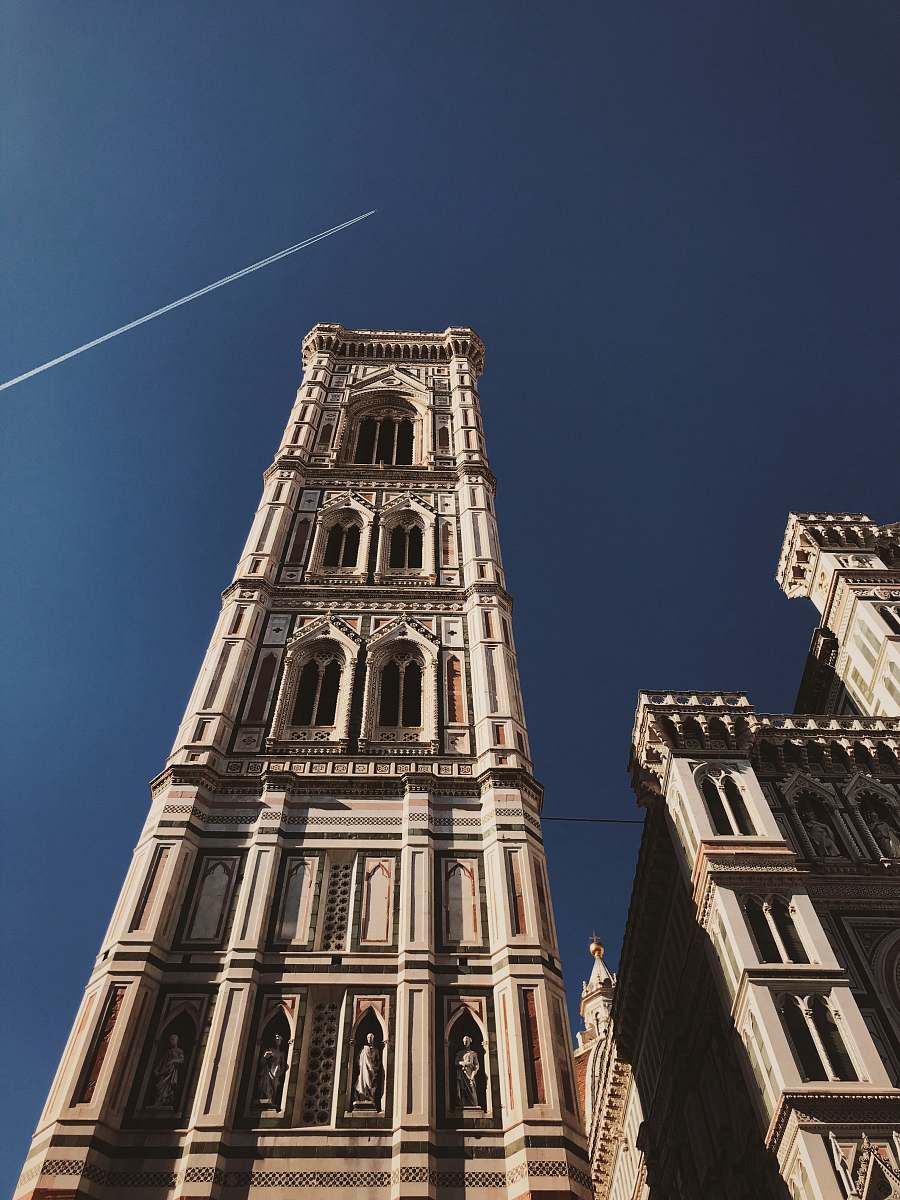 architecture beige concrete building spire