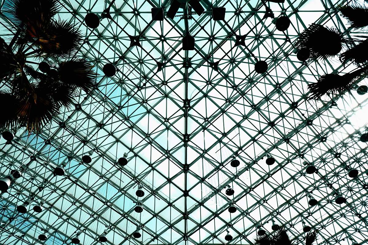 architecture black fence window