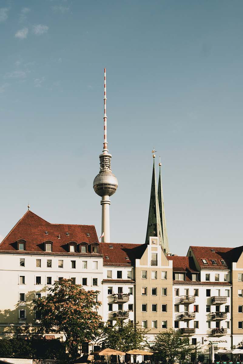 spire Cathedral in Berlin, Germany steeple