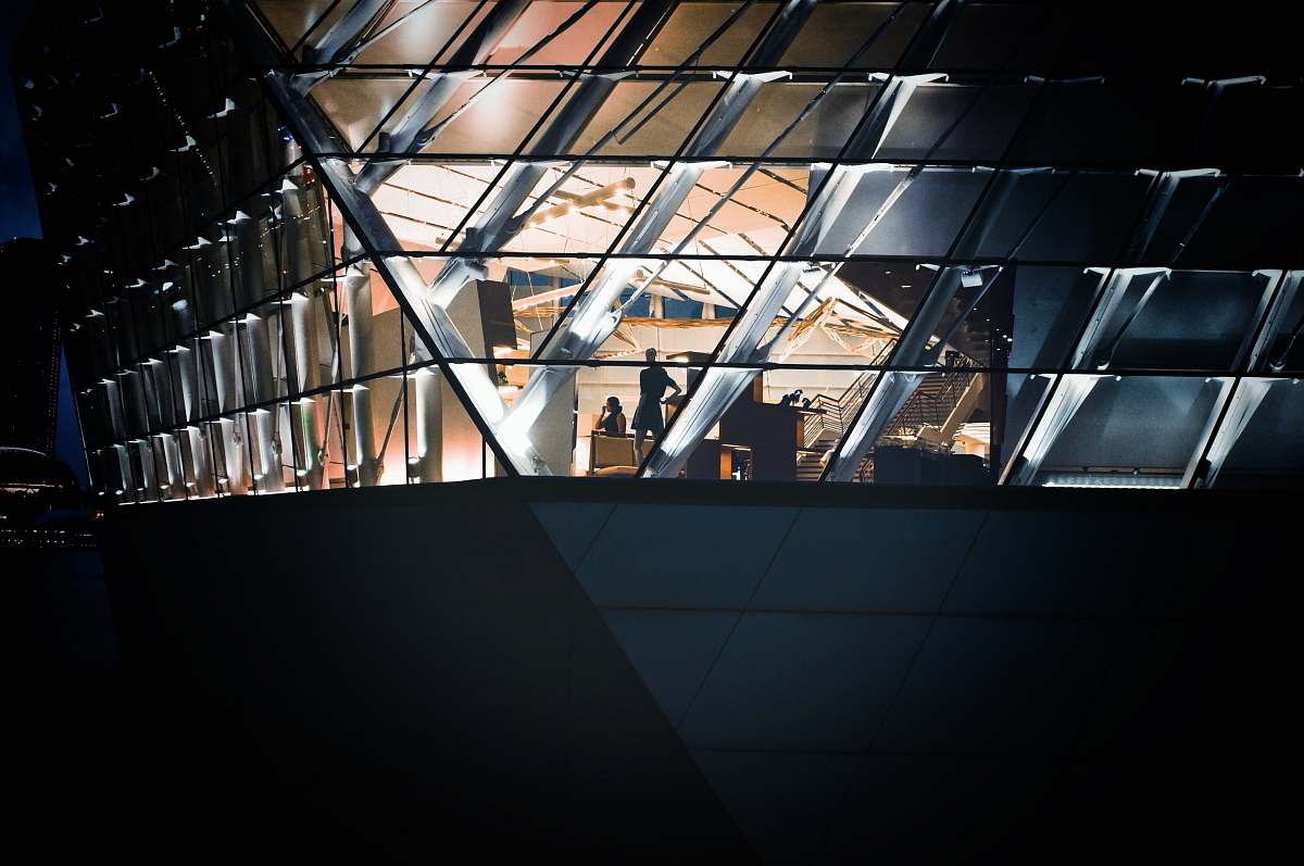 architecture clear glass building window