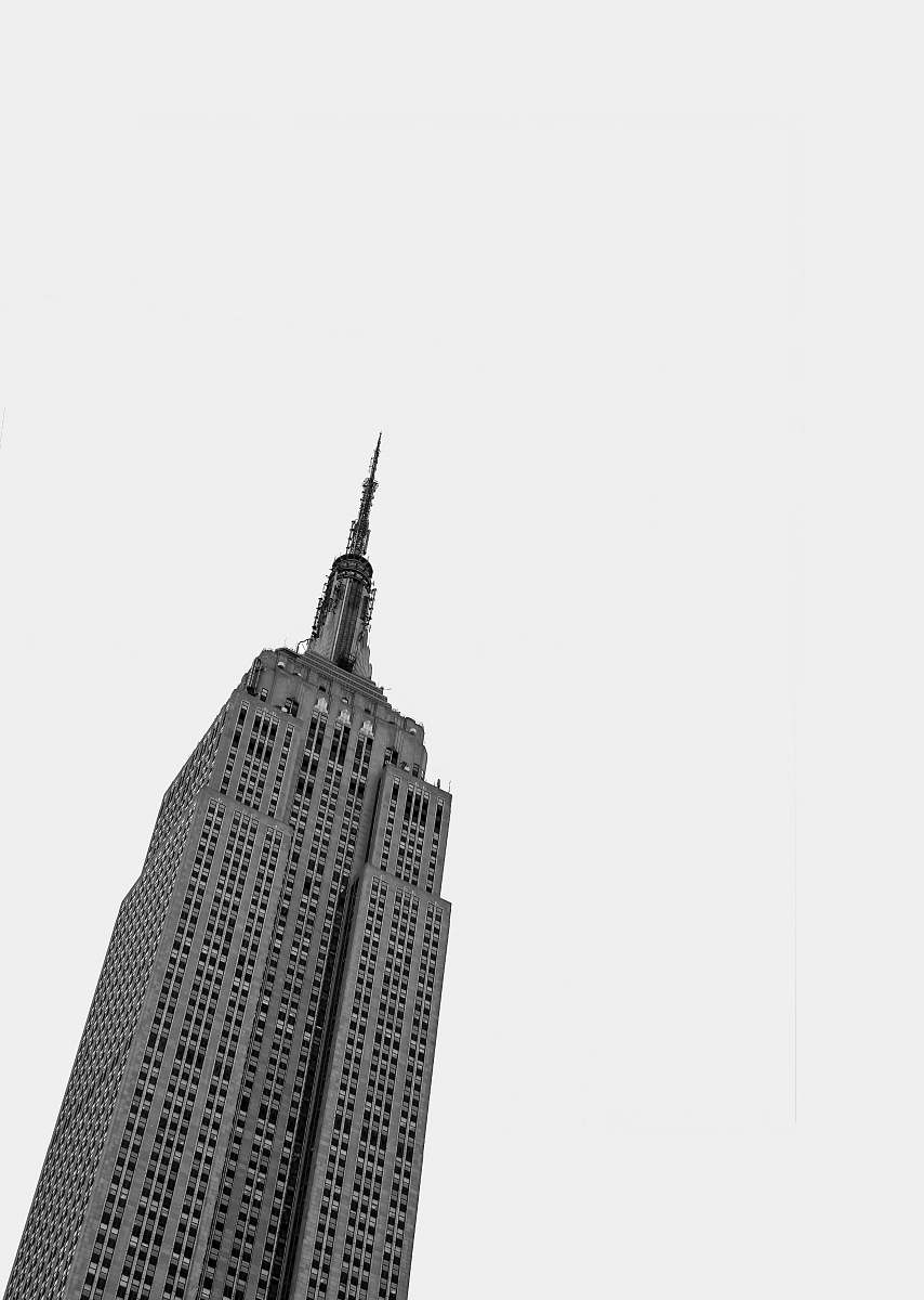 architecture gray concrete building black-and-white