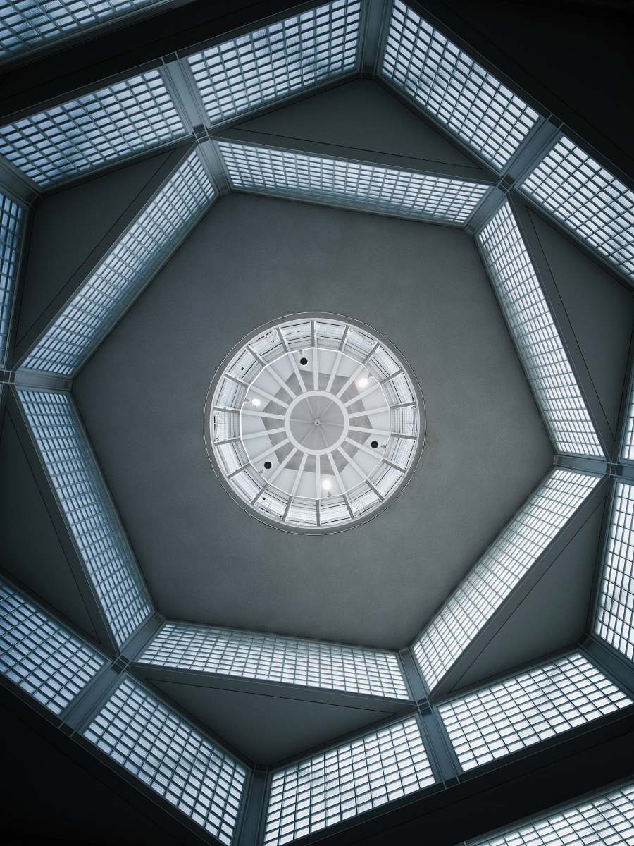 architecture gray dome window