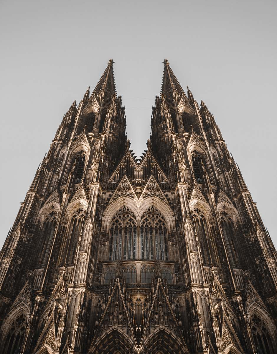 cathedral grey concrete building church