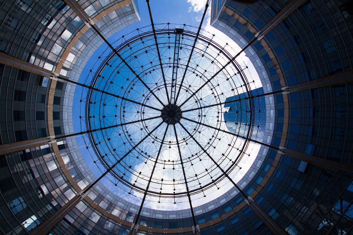 architecture low angle view of open roof window