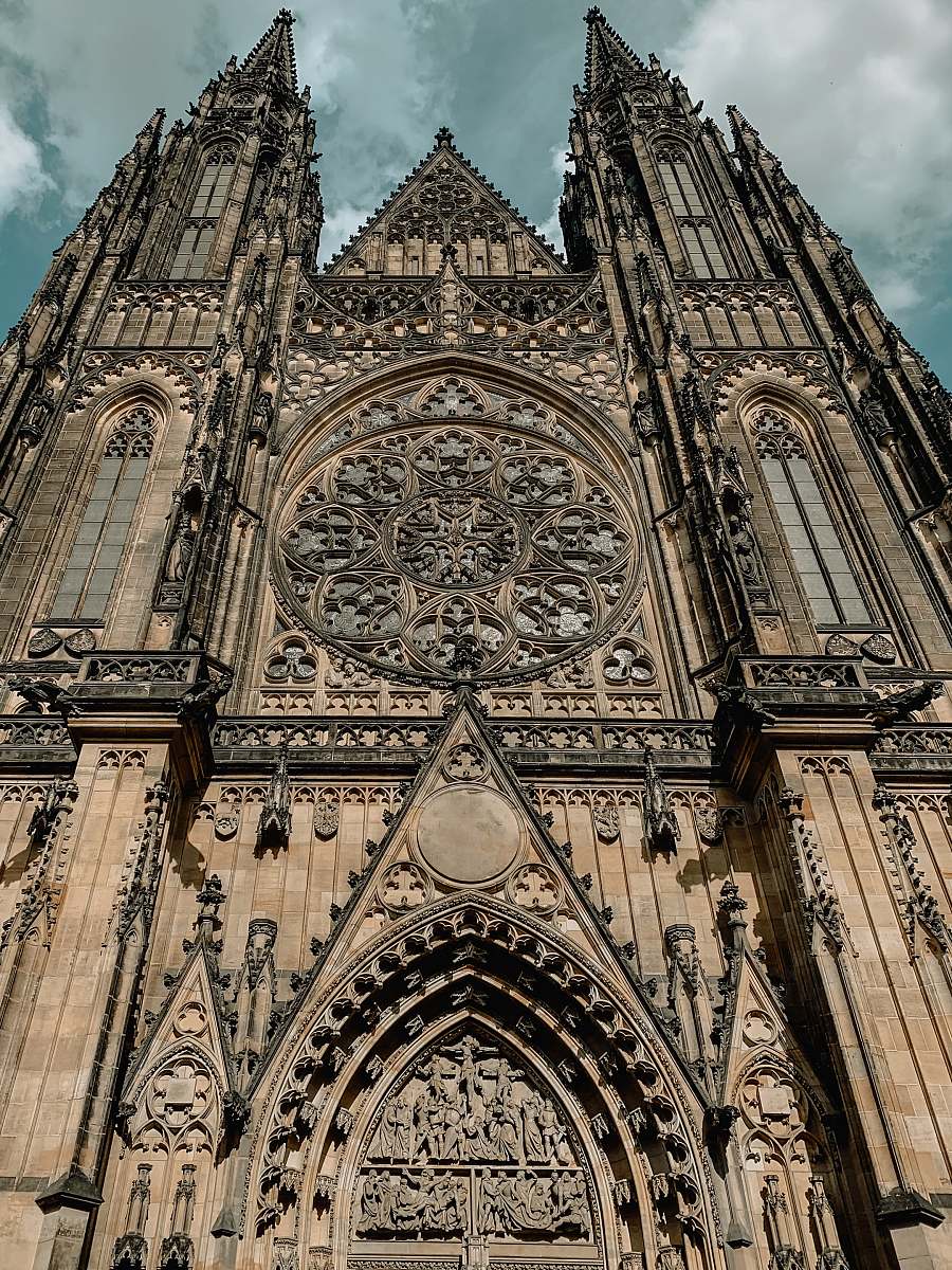 architecture photo of cathedral steeple