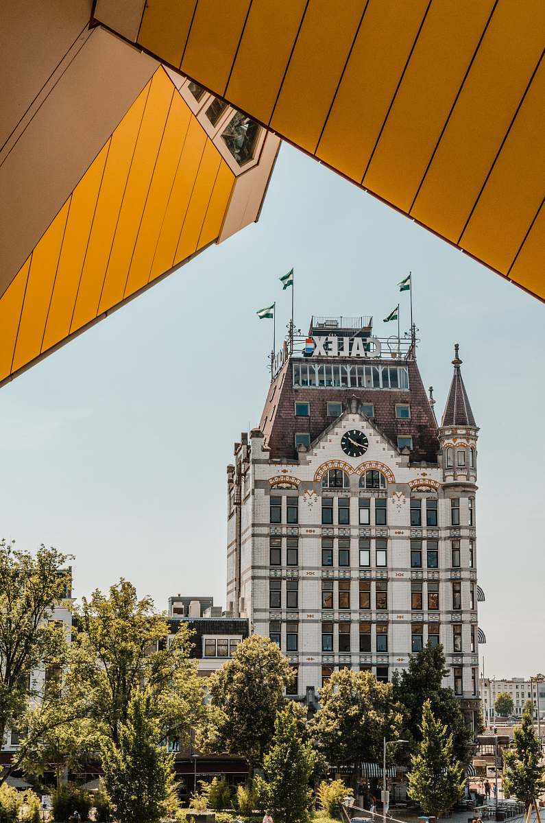 architecture white and brown building tower