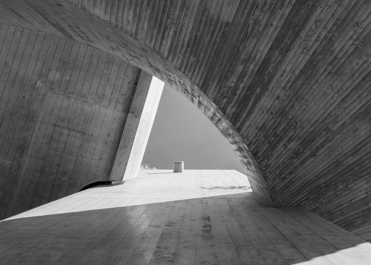 architecture white concrete wall black-and-white