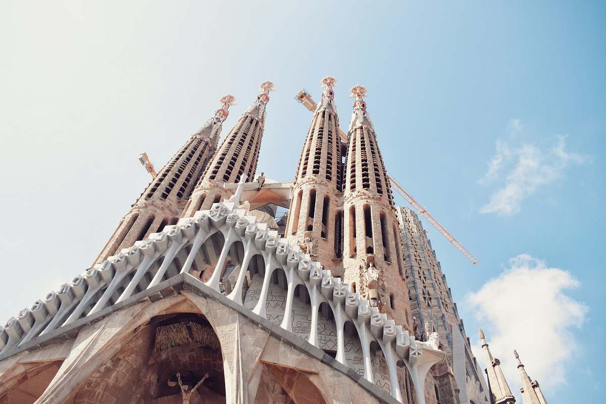 Architecture Worm-eye View Of A Church Spire Image Free Photo