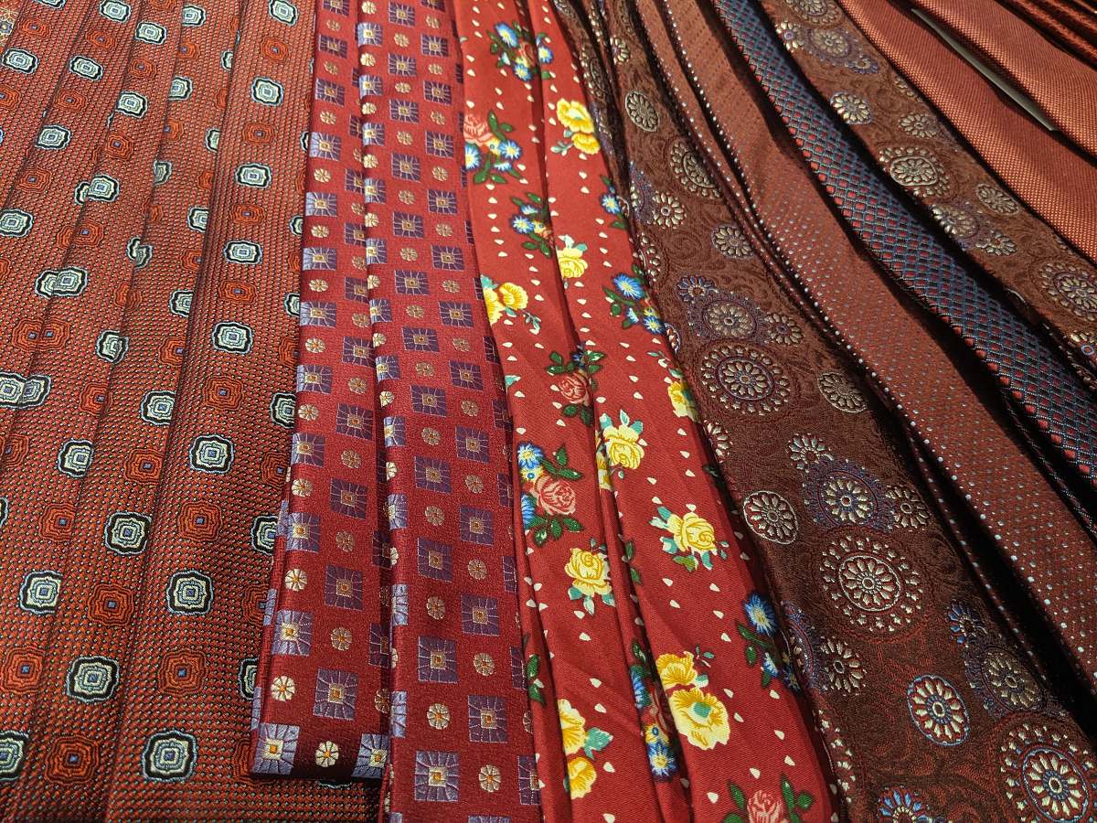 tie multicolored textiles accessory