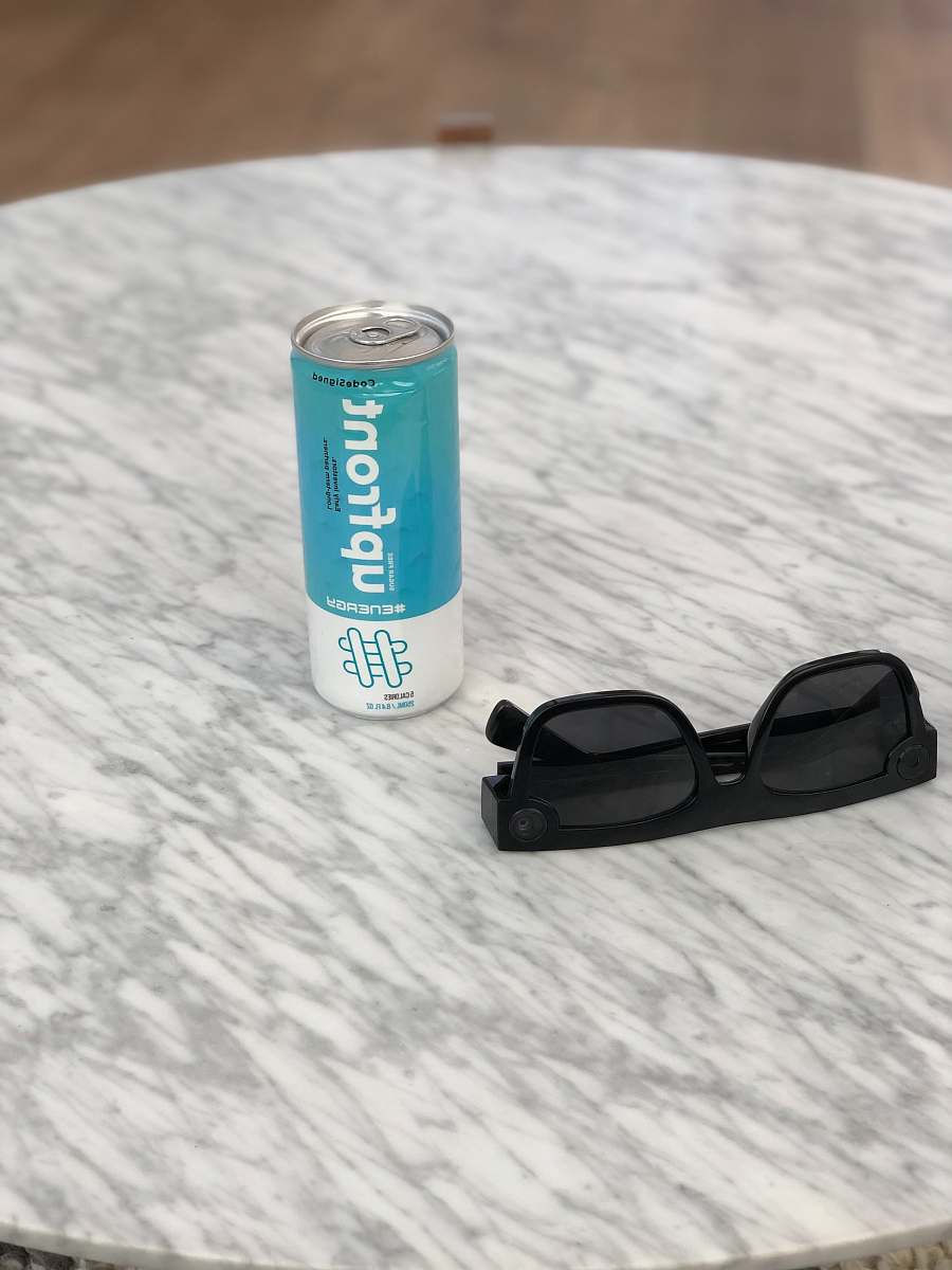 accessory Upfront can beside black framed eyeglasses sunglasses