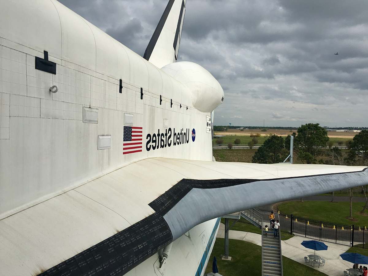 airplane white United States space shuttle transportation