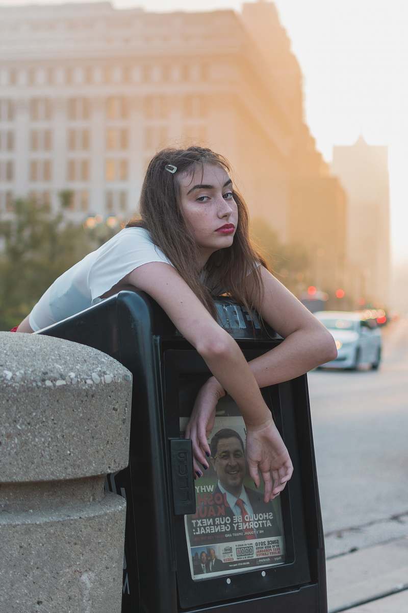 clothing woman hanging on post milwaukee