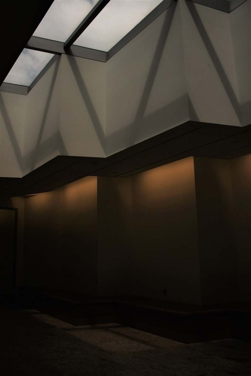 building white painted w lighting