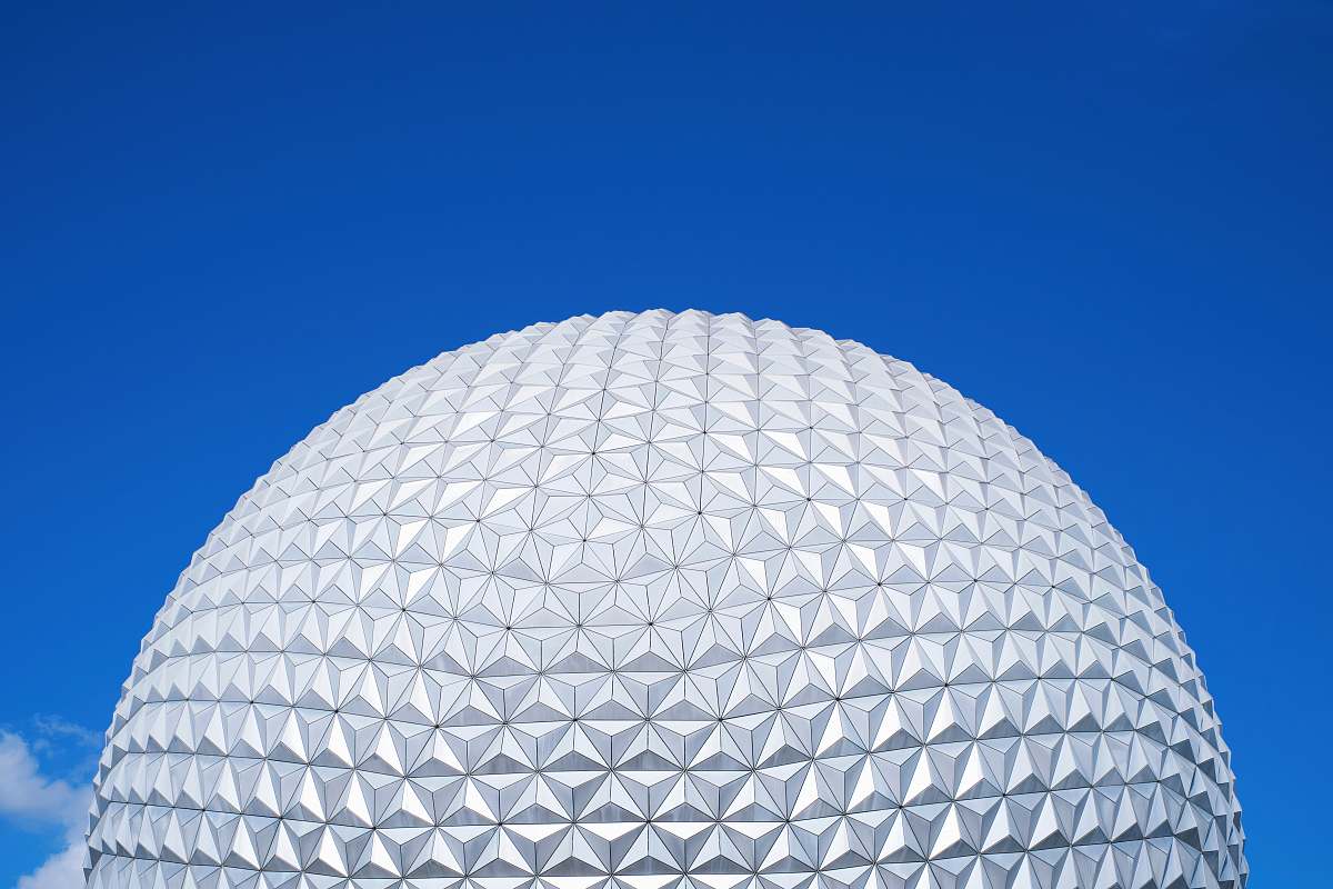 building white round ball under blue sky during daytime dome
