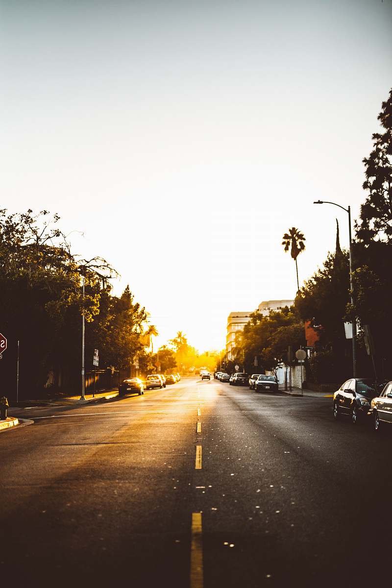 tarmac view of road during daytime west hollywood