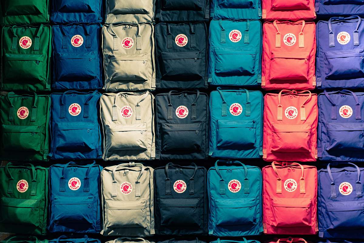 backpack person showing assorted-color bags fjällräven ann arbor