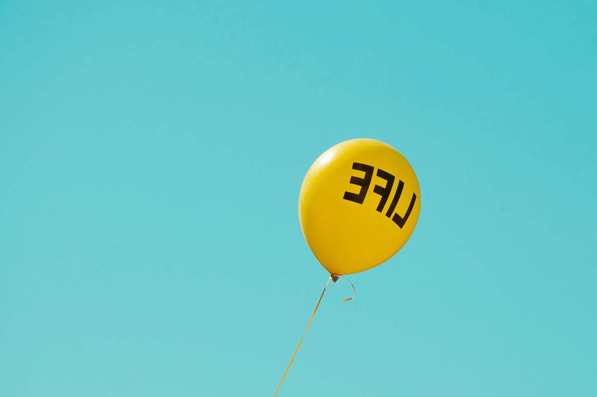 ball yellow life-printed balloon richmond