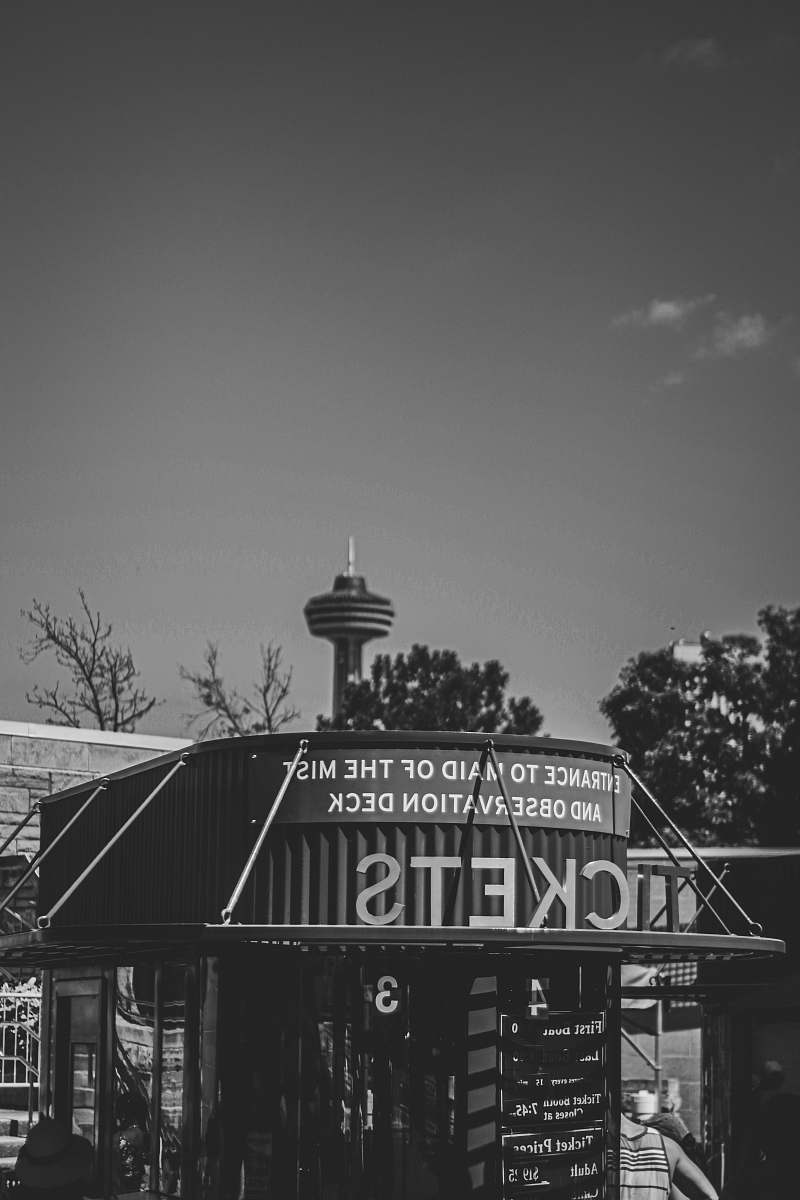 grey grayscale photo of UNK UNK building human