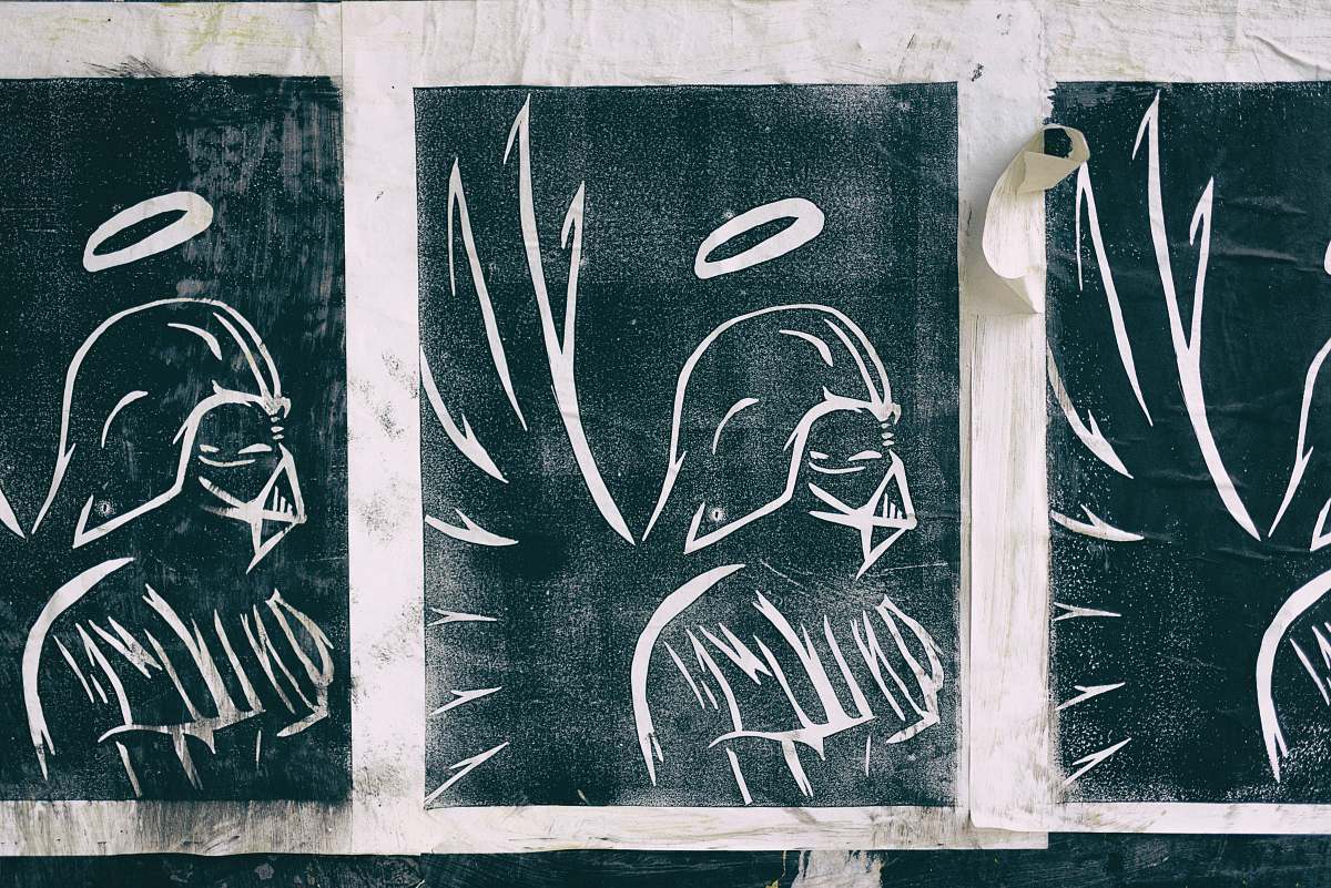 poster angel sketch chicago