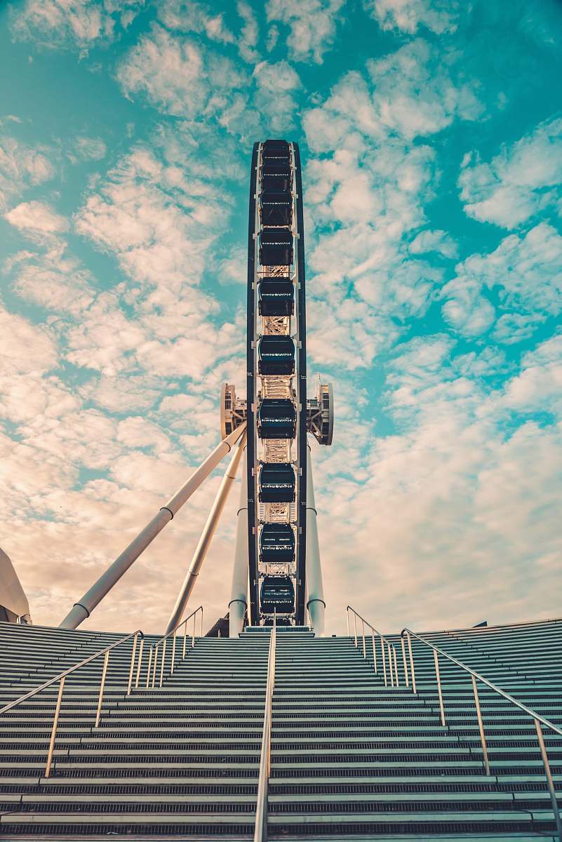 architecture Ferris wheel handrail