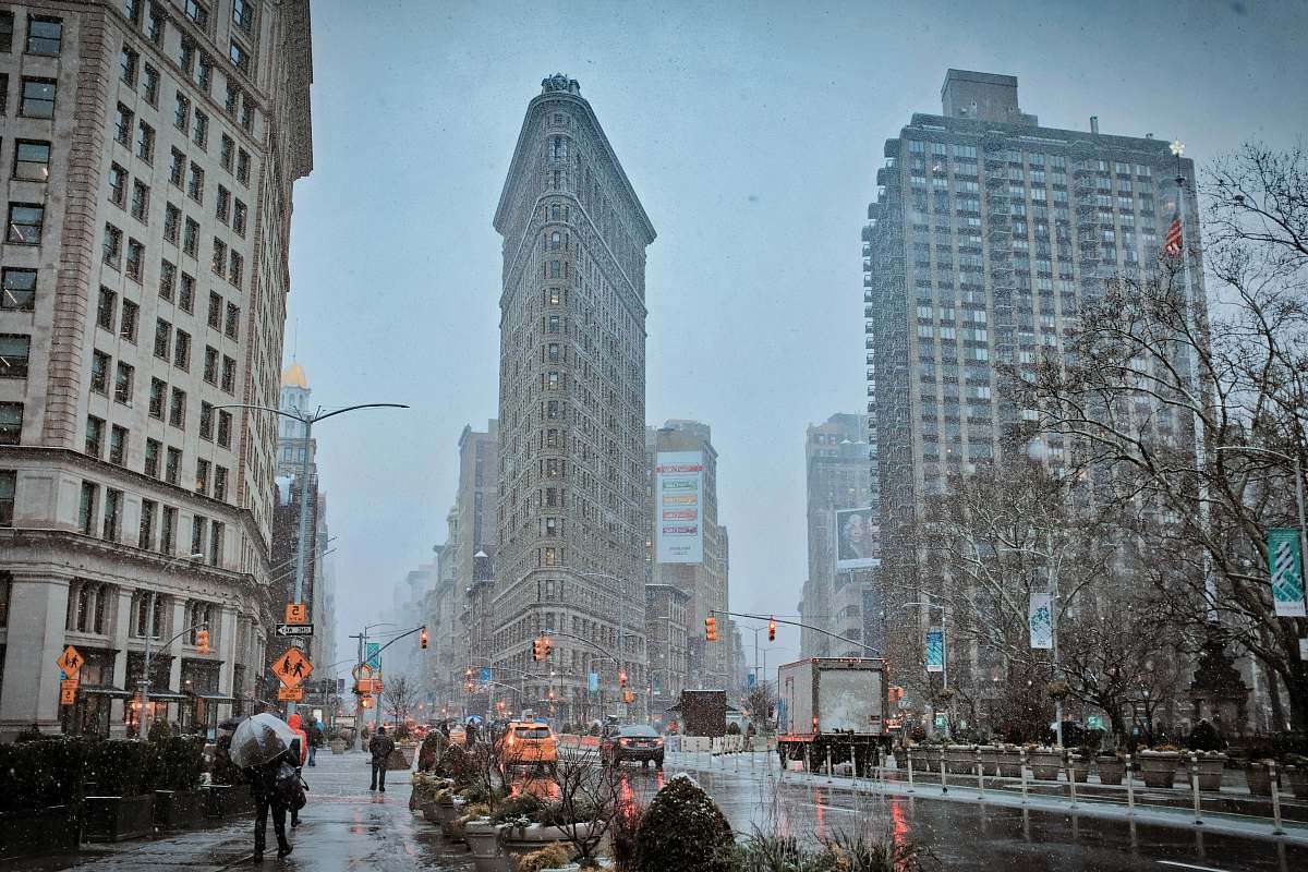 city Flatiron Building, New York new york