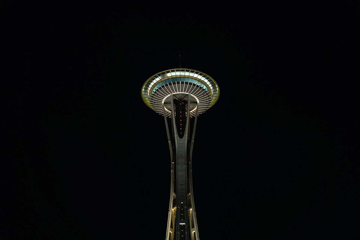 architecture low angle photo of space needle tower seattle