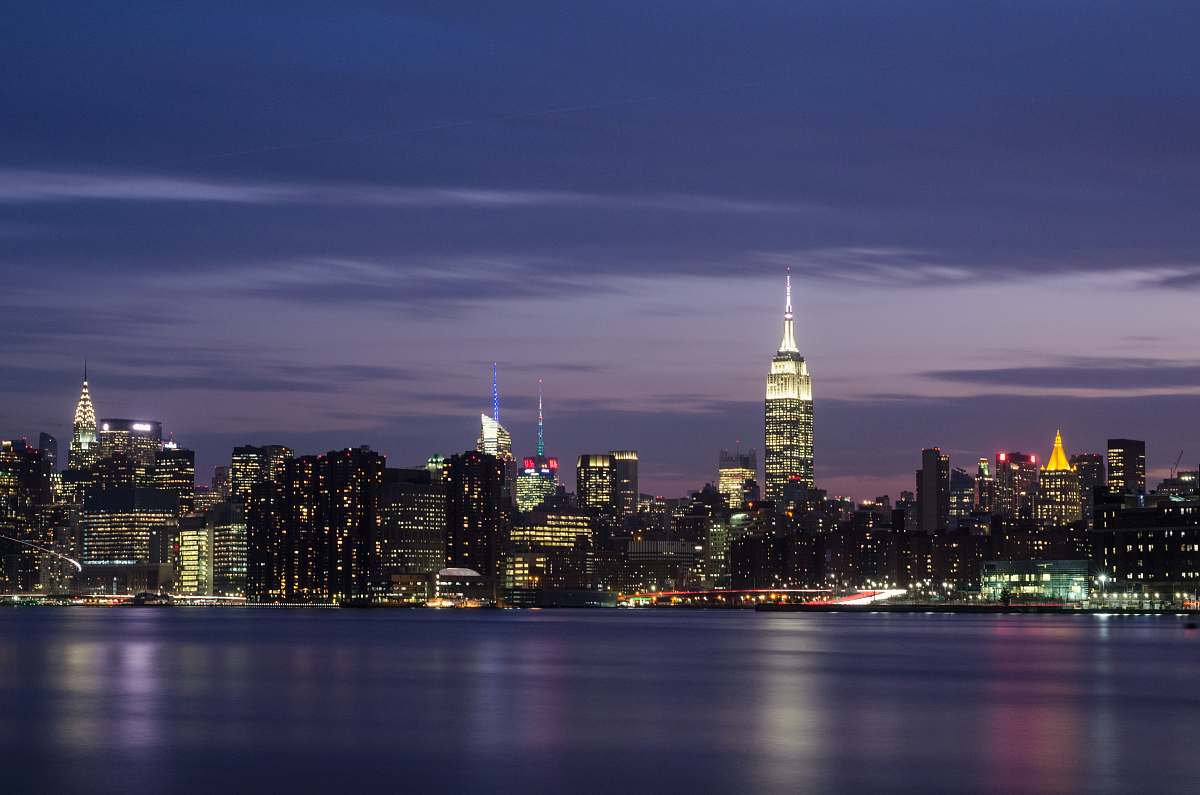 city New York city during nighttime new york