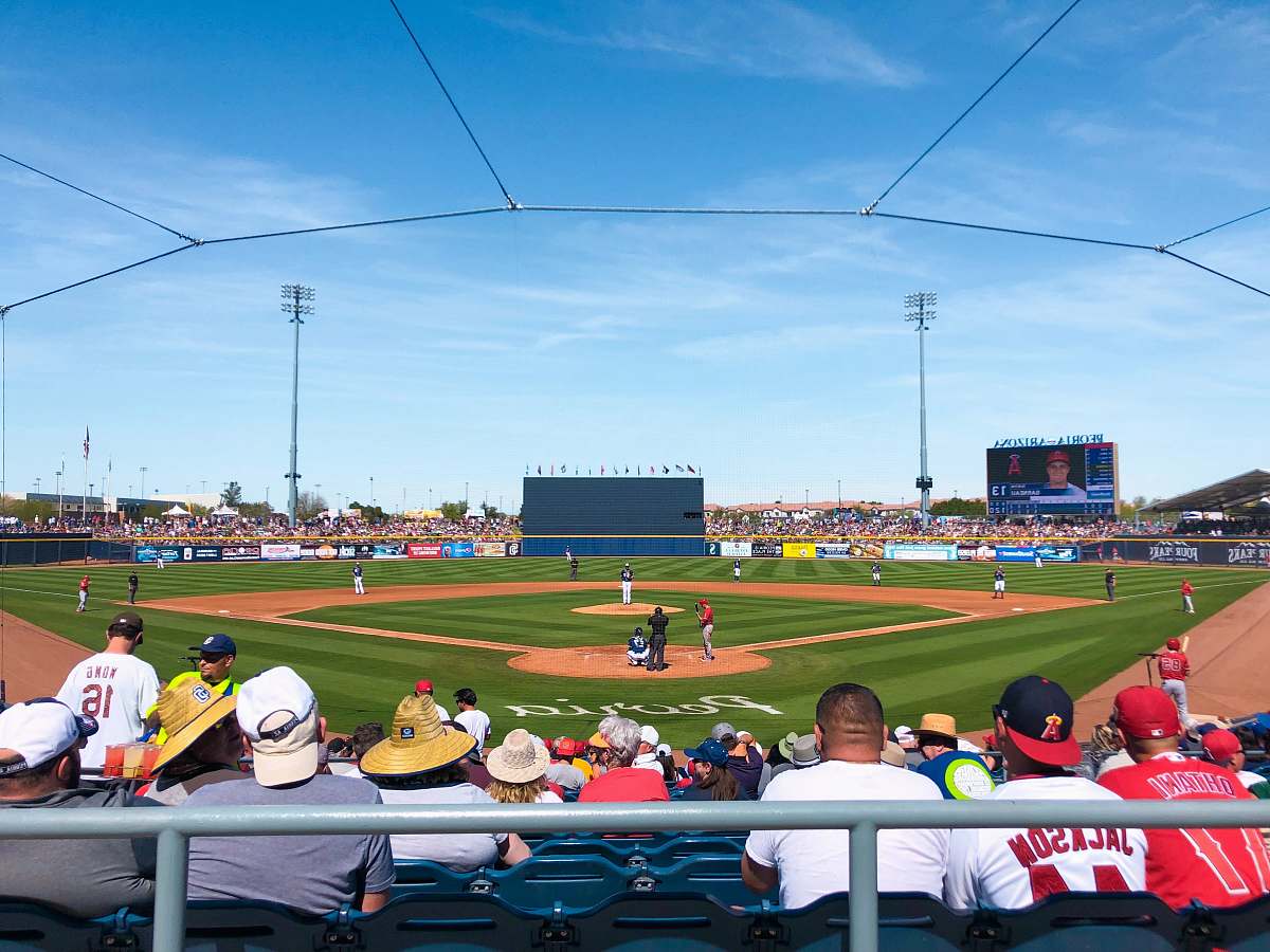 person people inside stadium watching baseball game human