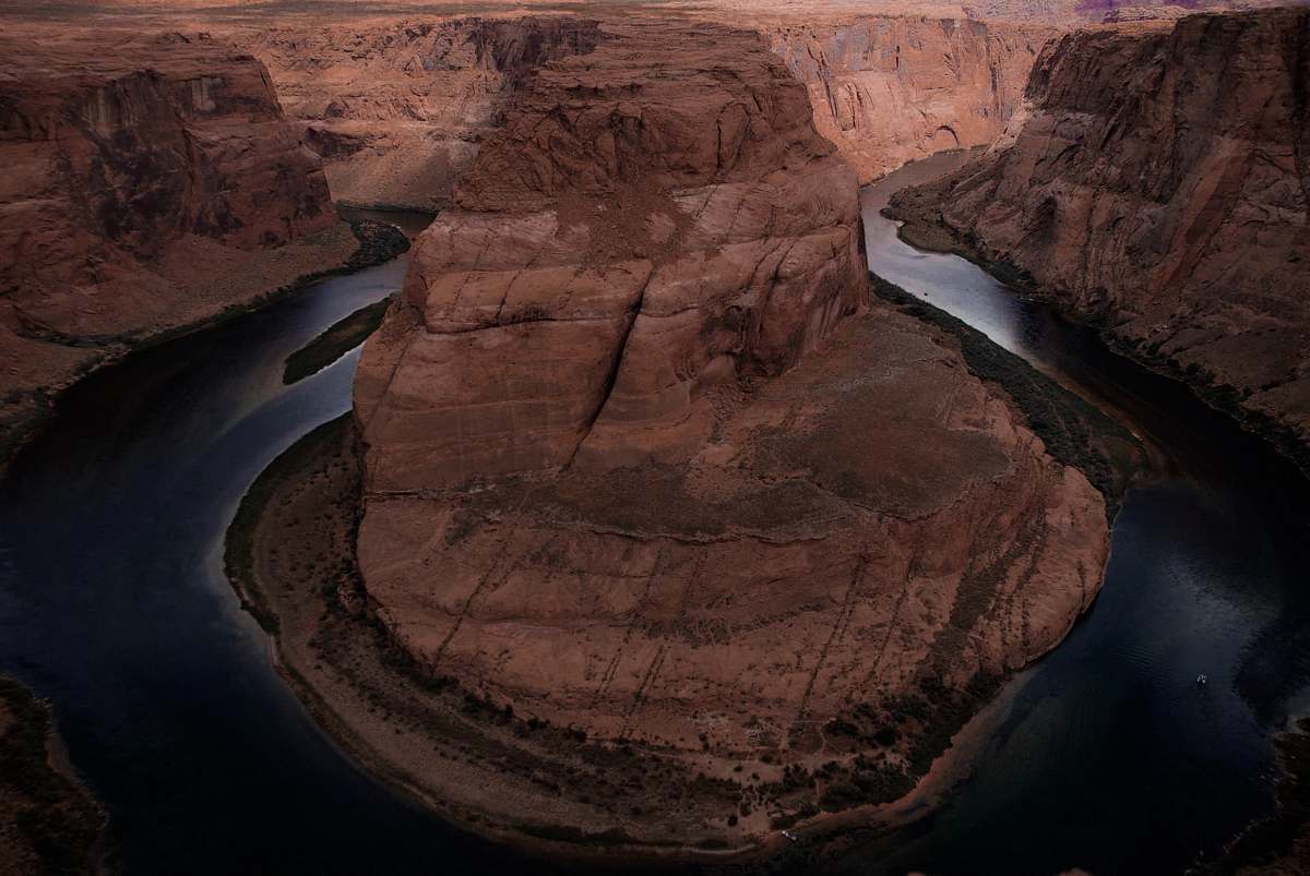 mountain aerial view of Grand Canyon during day time nature