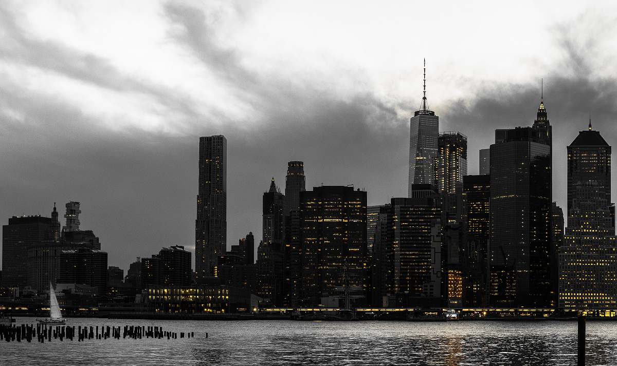 building aerial photography skyscraper under gray clouds urban