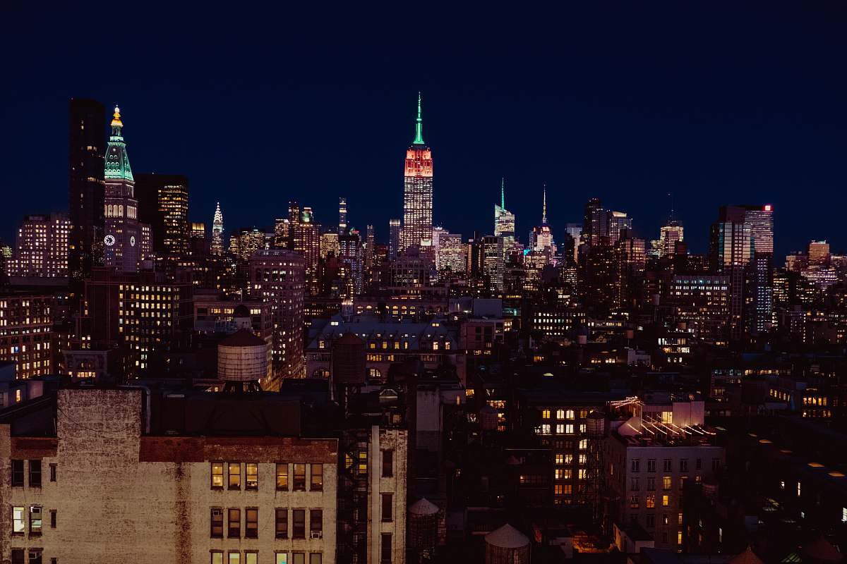 urban empire state building building