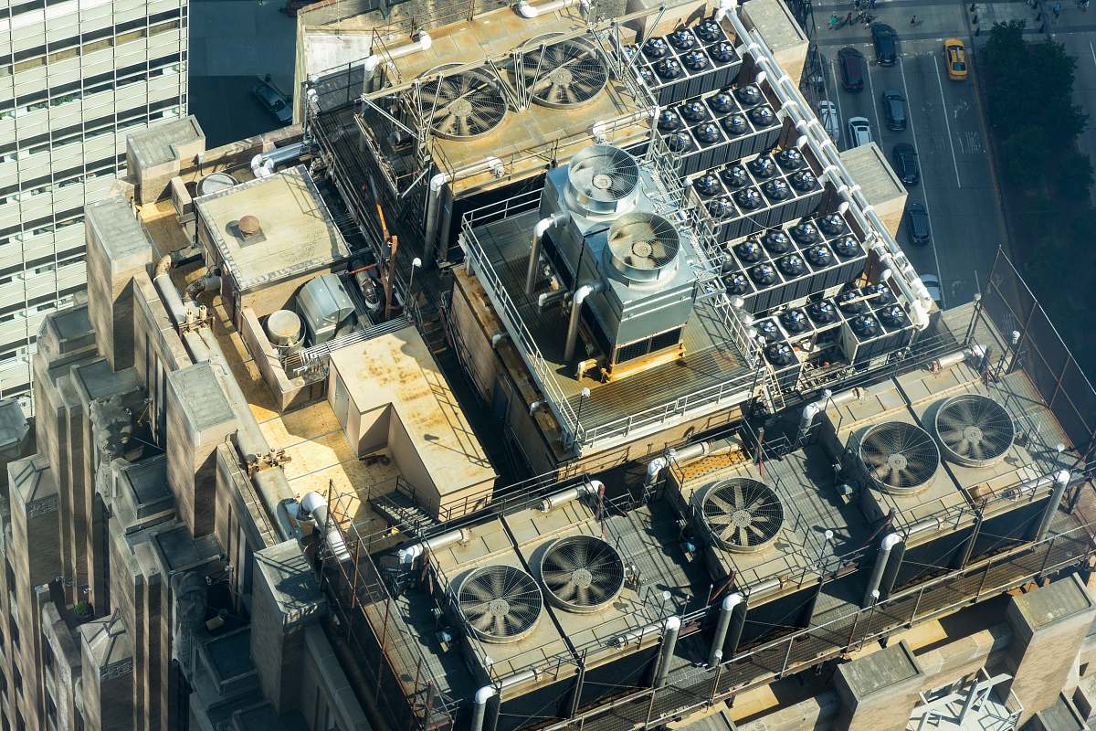building factory rooftop factory
