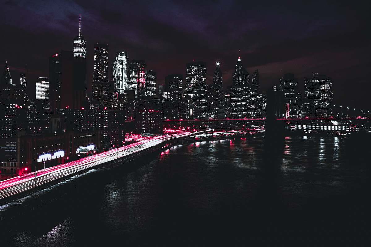 building time lapse photography of city at night urban