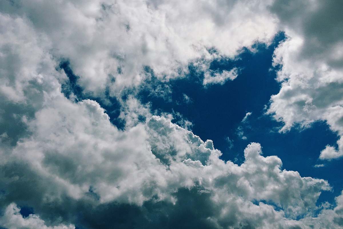nature man's eye view of clouds sky