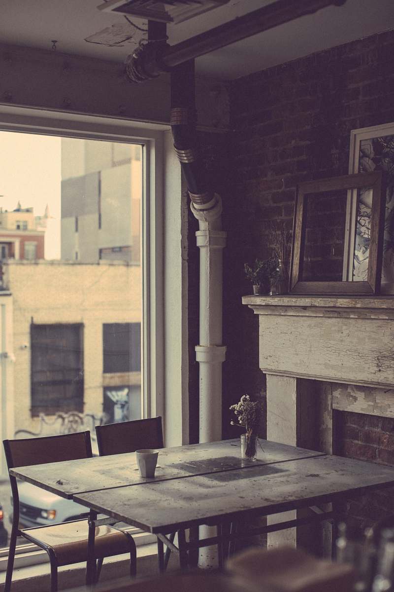 chair brown and gray wooden dining set near mantelpiece brooklyn