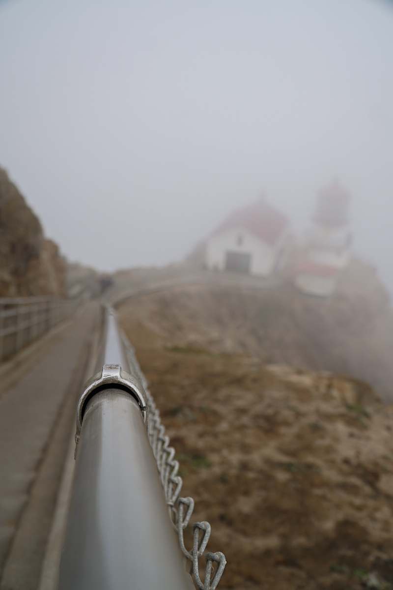 pipeline gray railings during daytime point reyes lighthouse