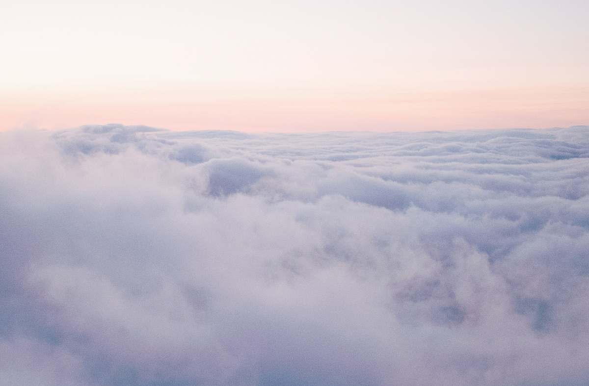 pastel photography of white clouds sky