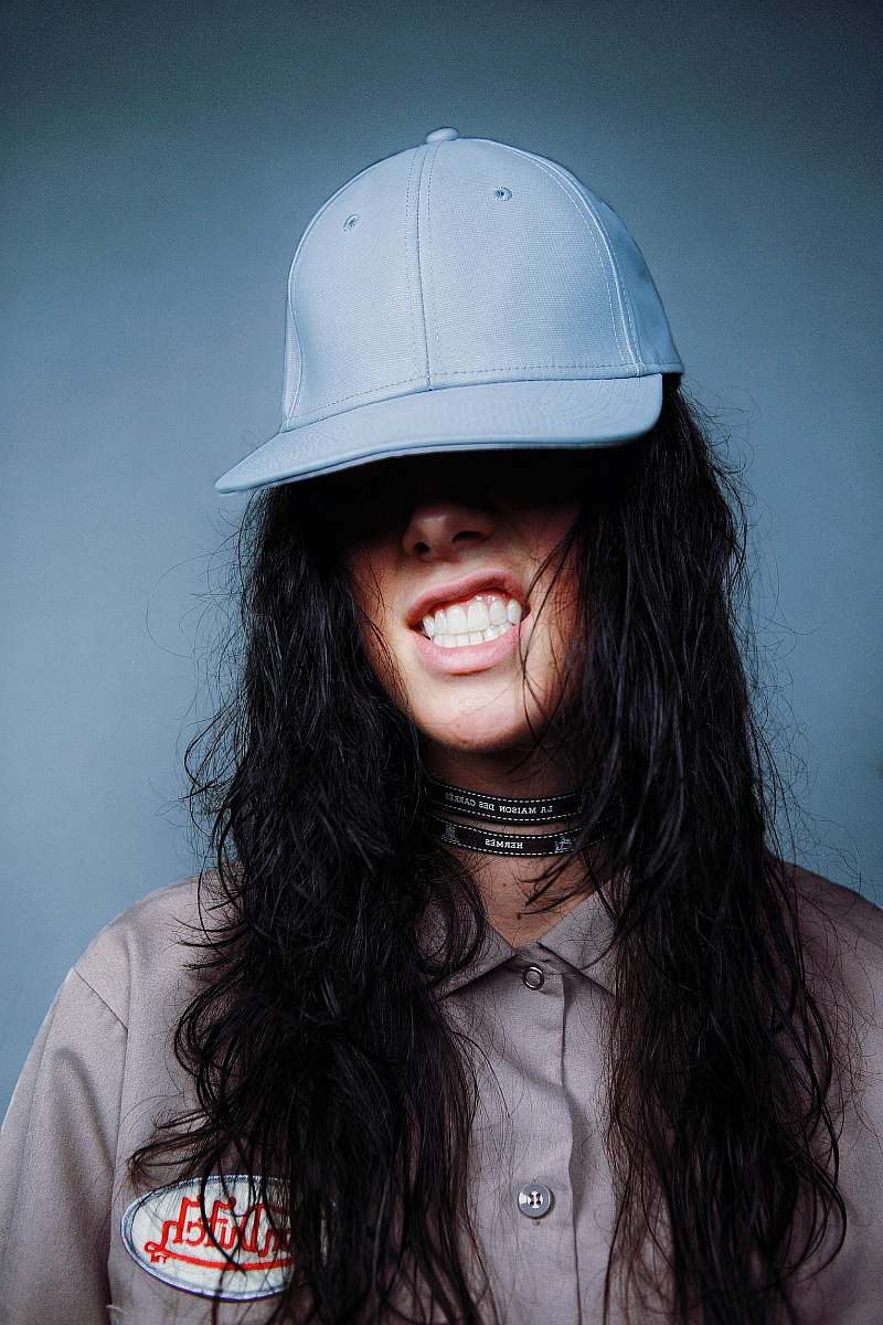 person blue cap people