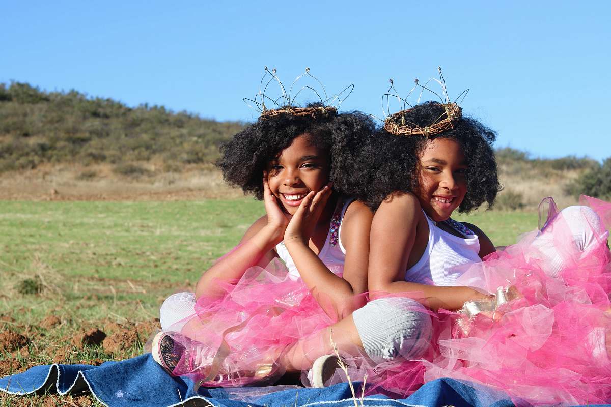 person two girls wearing ballerina dress people