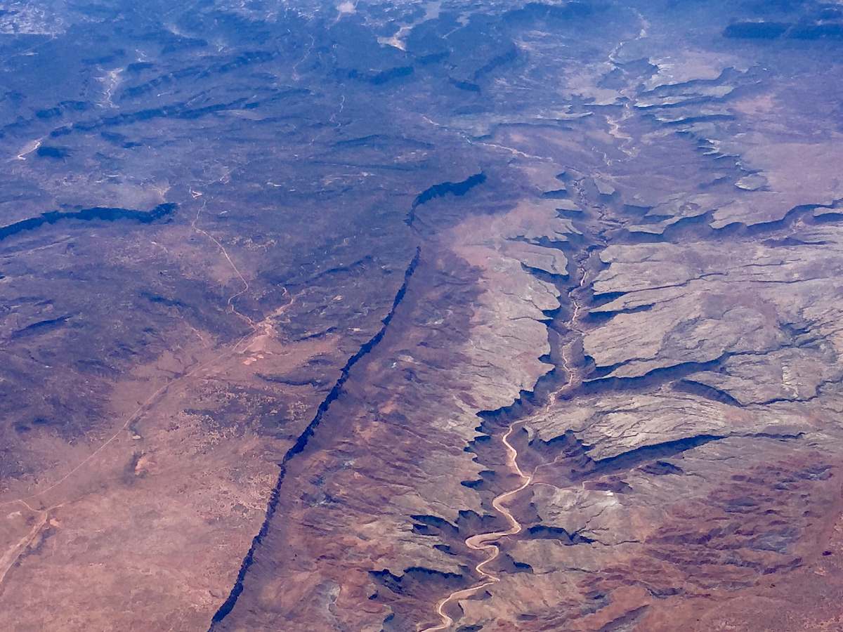 Glacier Aerial Photo Of Grand Canyon, Arizona Ice Image Free Photo