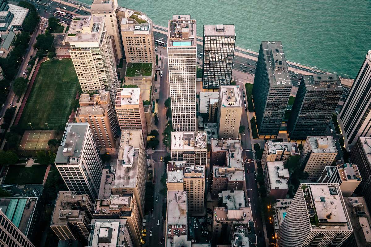 nature aerial photography of New York City during daytime outdoors