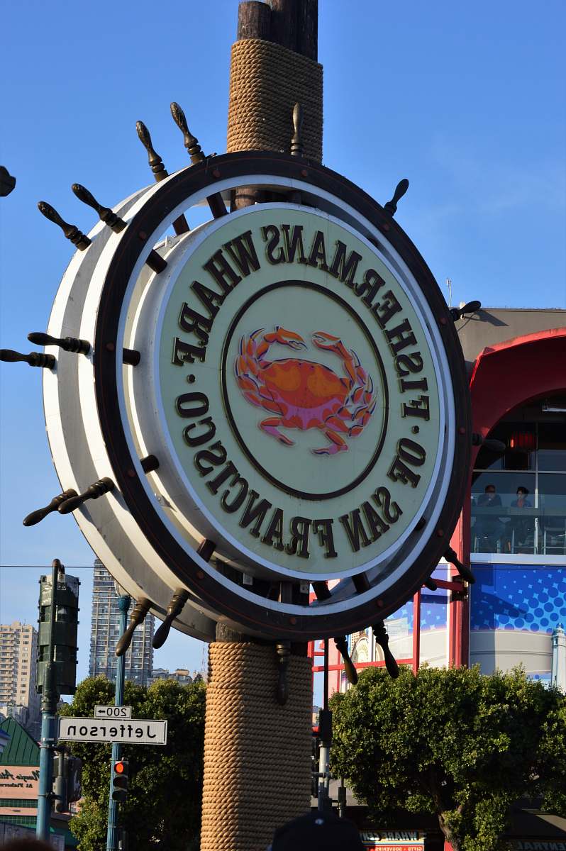 symbol Fisherman's Wharf signage trademark