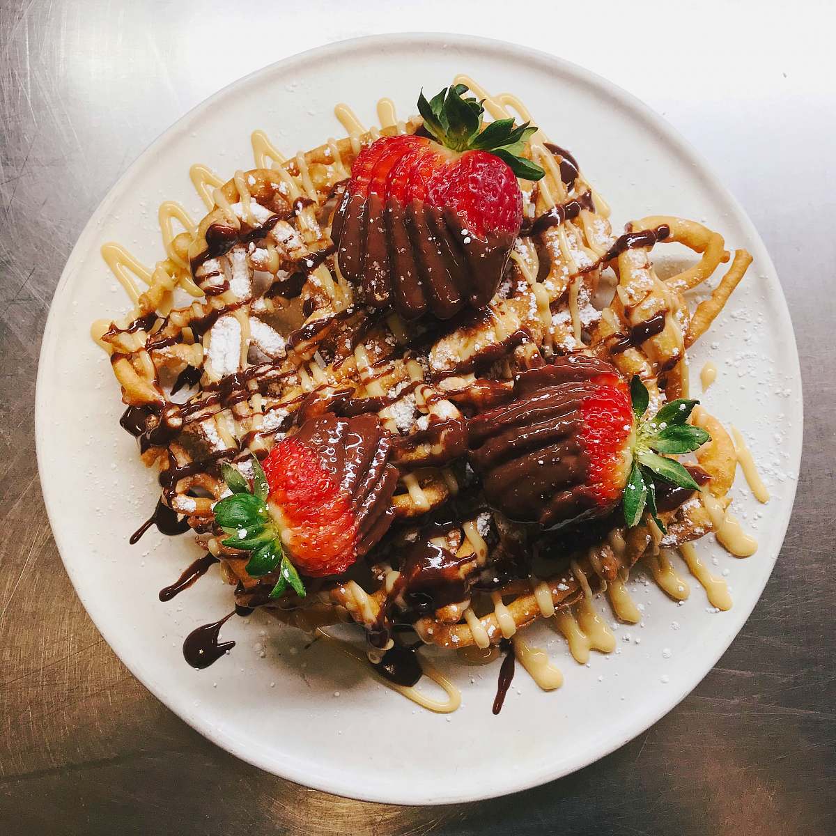 food chocolate coated strawberries dish