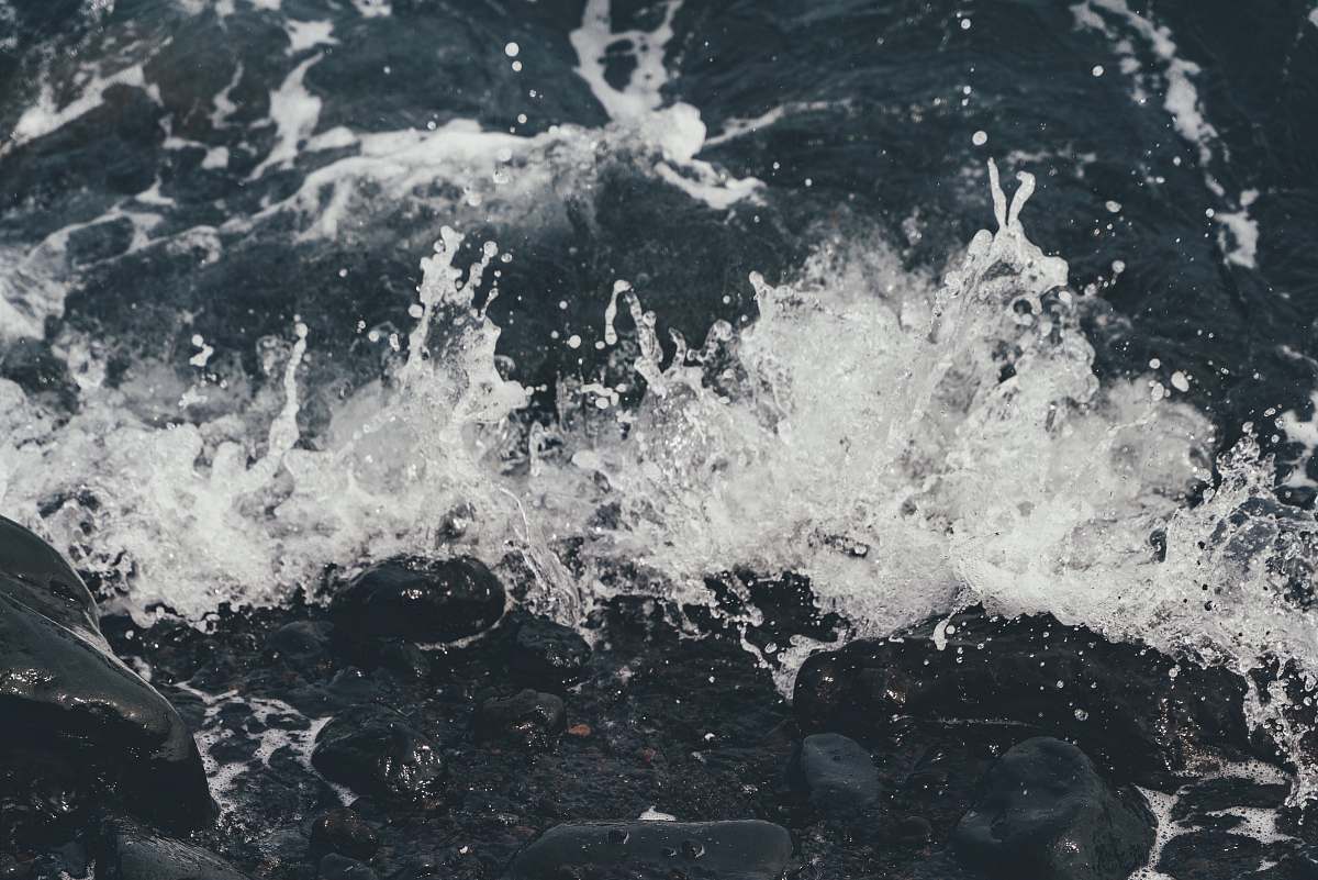ocean body of water grey