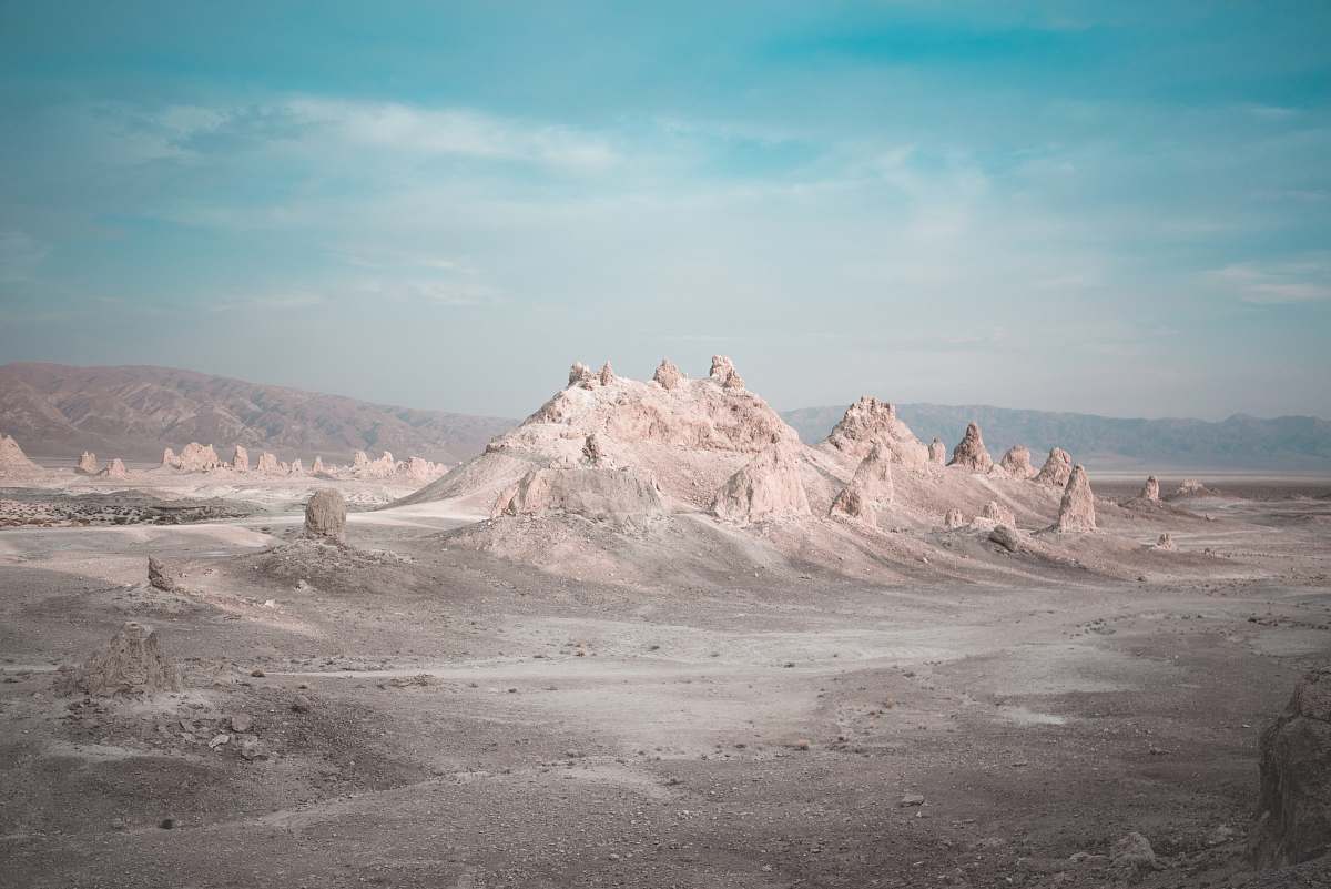 mountain castle sand trona pinnacles