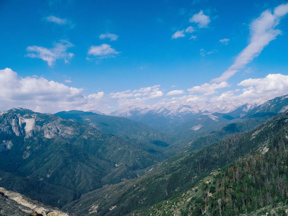 mountain green mountain in aerial photography mountain range