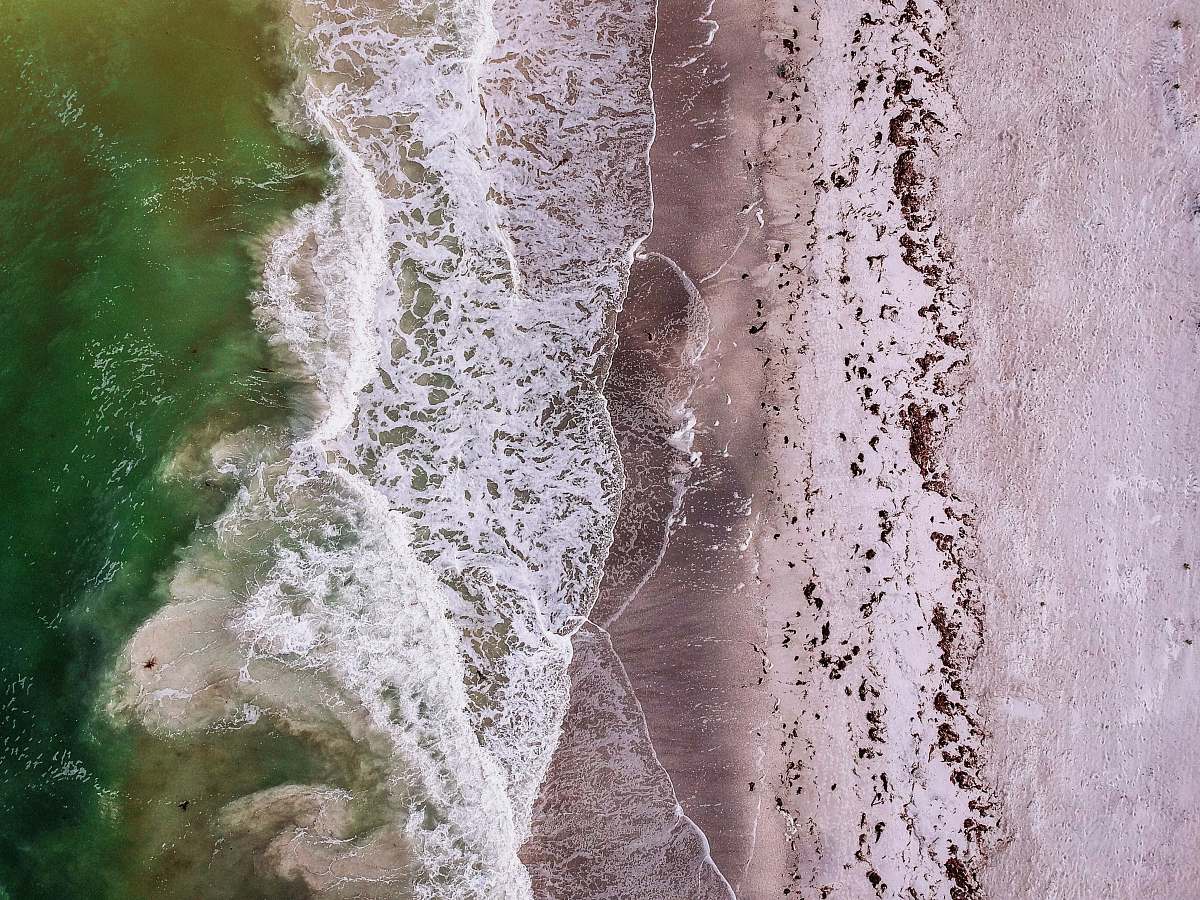 outdoors sea waves on shore belleair beach